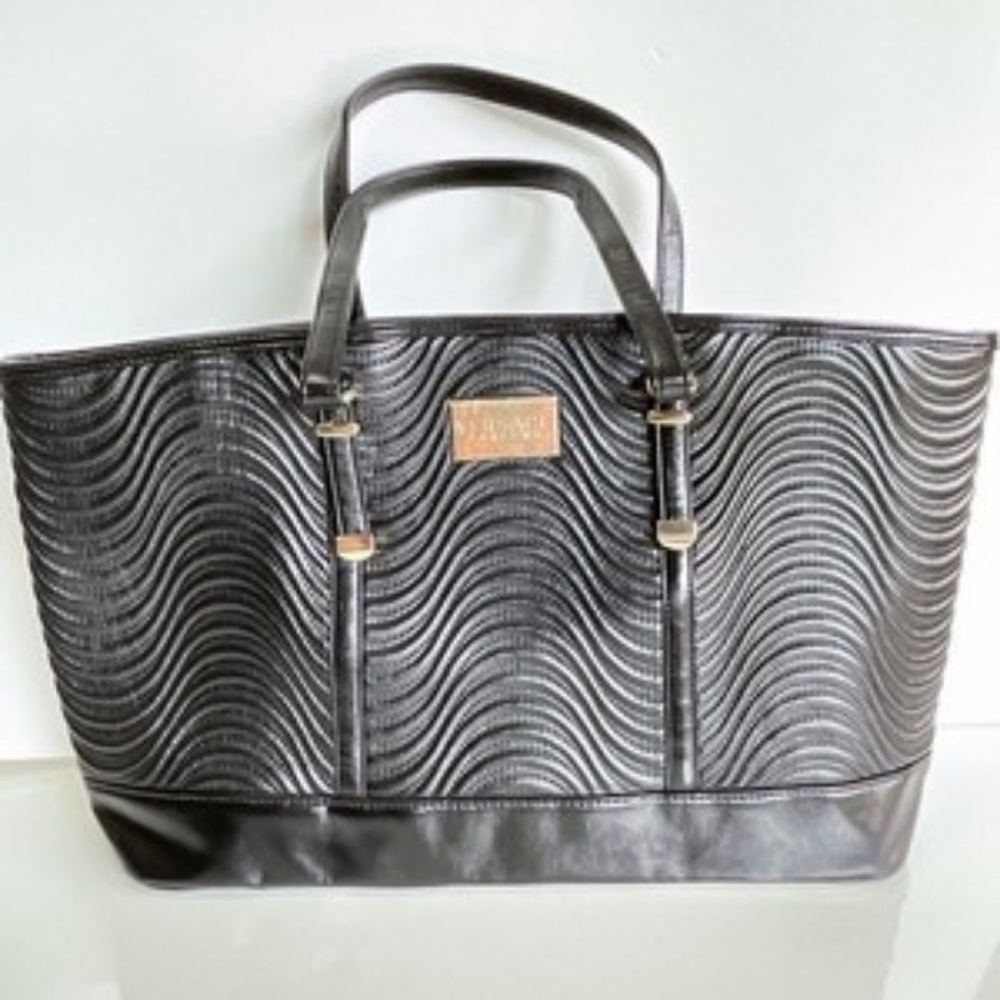 Versace Parfums Black Tote bag